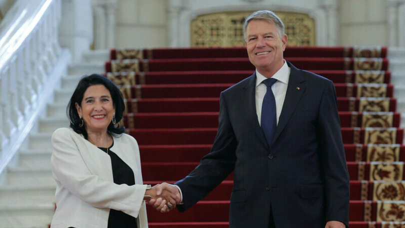 Președintele Iohannis anunță construirea unui cablu electric între România, Georgia și Azerbaidjan