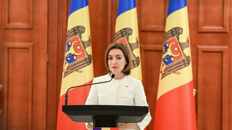 Maia Sandu acuză Rusia că a lăsat Moldova în beznă. „Nu putem avea încredere într-un regim care ne lasă pe întuneric și frig, care ucide intenționat oameni”
