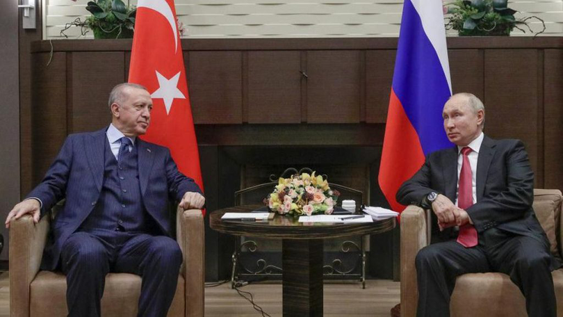 În timpul convorbirii telefonice cu Erdogan, liderul de la Kremlin a facut o serie de acuzații împotriva Ucrainei și a Occidentului
