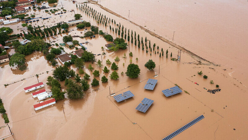 Inundații în Grecia produse de ciclonul Daniel