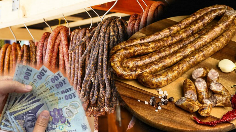 Cârnații, produsul tradițional cu vânzări de un miliard de euro