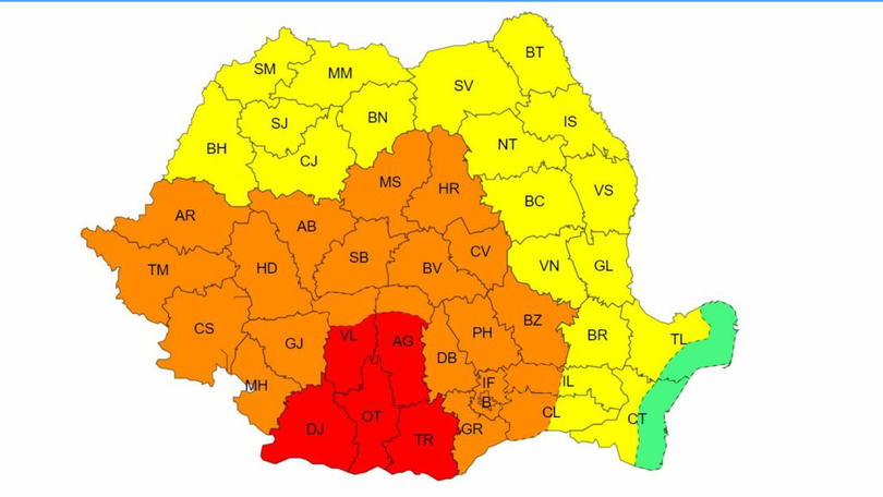 COD ROȘU de canicula