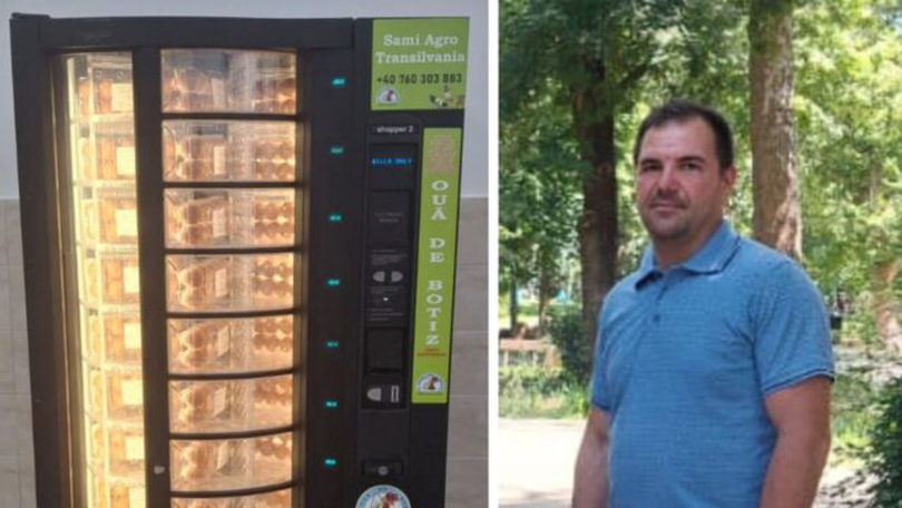 Un tânăr întors din străinătate şi-a făcut fermă și vinde ouăle de ţară la automat