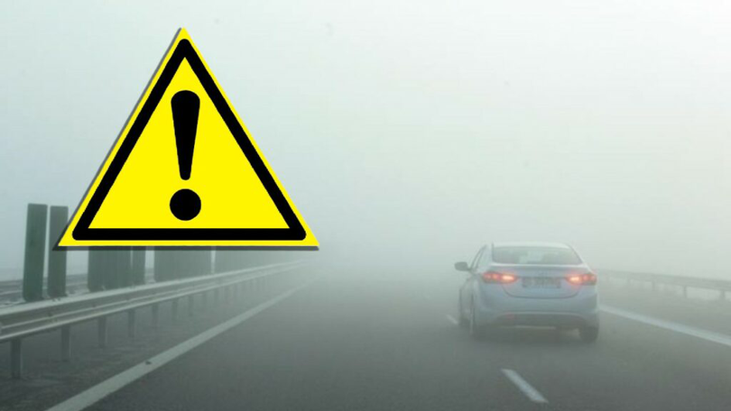 Cod galben de ceață în București și 17 județe