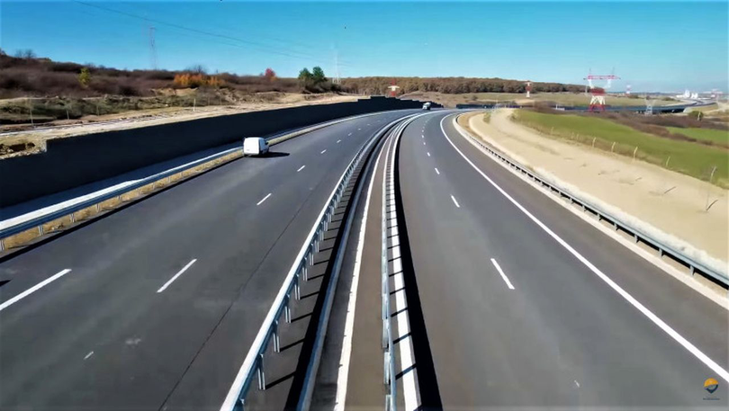 Imagini impresionante cu primii 13 kilometri finalizați la Autostrada Pitești-Sibiu