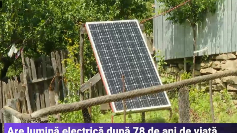 panouri fotovoltaice în satul Mățara, Buzău