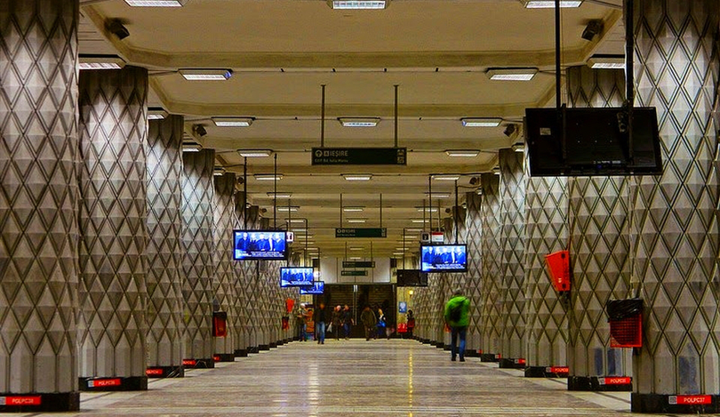 Stația de metrou Politehnica. Sursă foto: Wikimedia