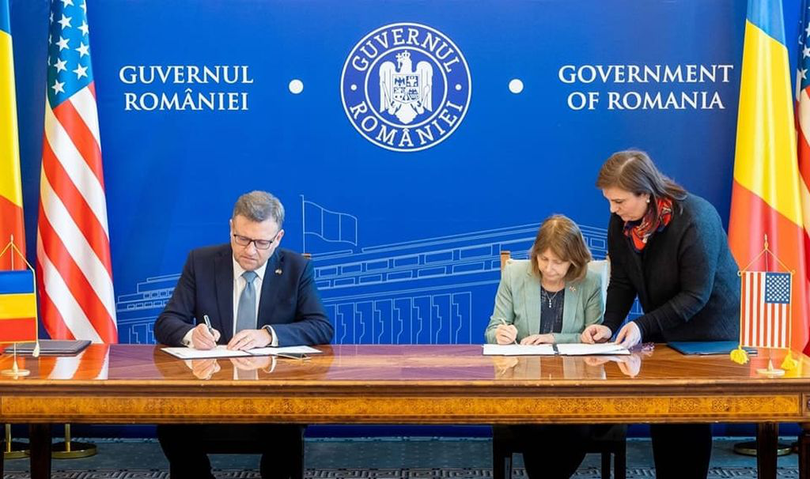FOTO. Semnarea acordului între Ministrul Muncii și ambasadoarea SUA în România