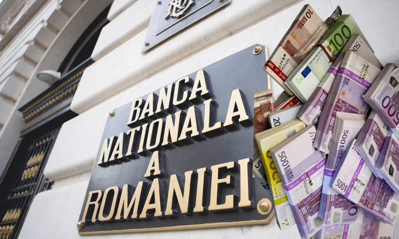 Rezervele valutare ale BNR au scăzut într-o lună cu 697 milioane de euro