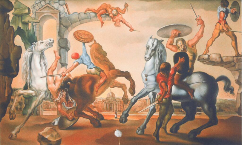 „Bătălie pe o păpădie”, licitată la Artmark