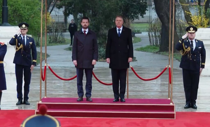 Iohannis și președintele Muntenegrului