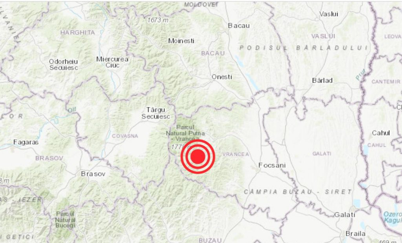 Cutremur în România. Un nou seism a avut loc în Vrancea