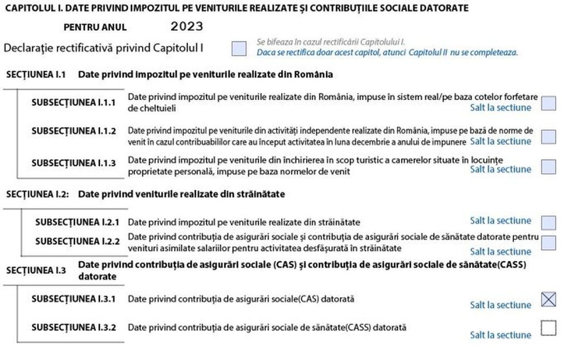 declarația unică 2024