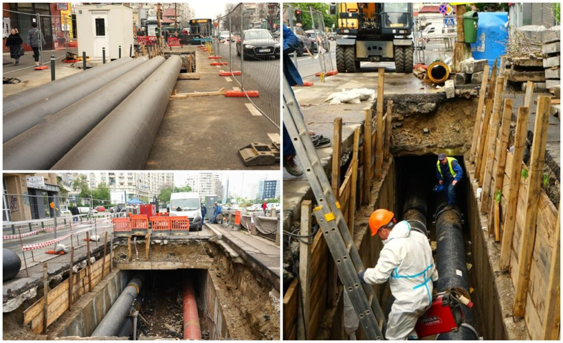 conductă de termoficare modernizată