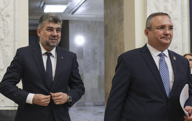Marcel Ciolacu și Nicolae Ciucă au negociat lista comună pentru europarlamentare. 