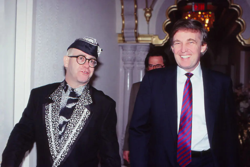 Donald Trump cu Elton John