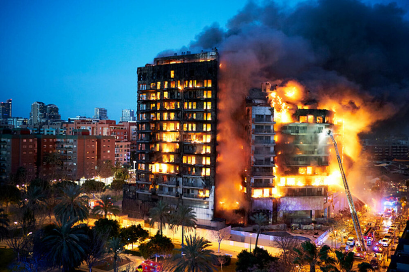 incendiu Valencia