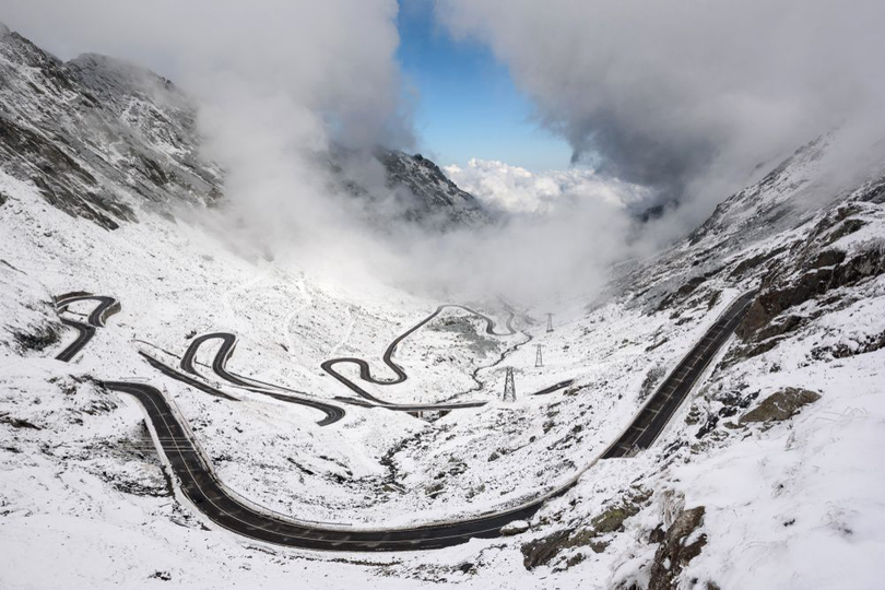Transfăgărășan iarna