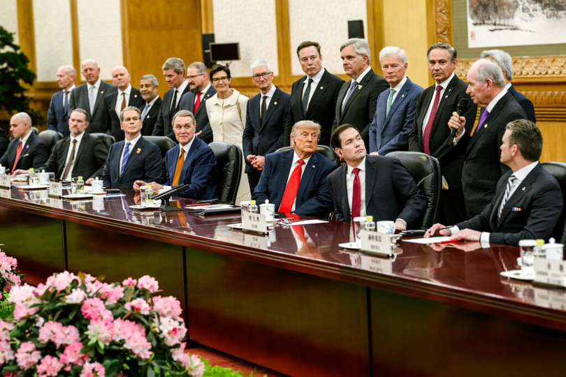 Președintele Donald J. Trump participă la o întâlnire bilaterală cu președintele Xi Jinping al Republicii Populare Chineze, joi, 14 mai 2026, la Marea Sală a Poporului din Beijing, China. (Fotografie oficială de la Casa Albă de Daniel Torok)