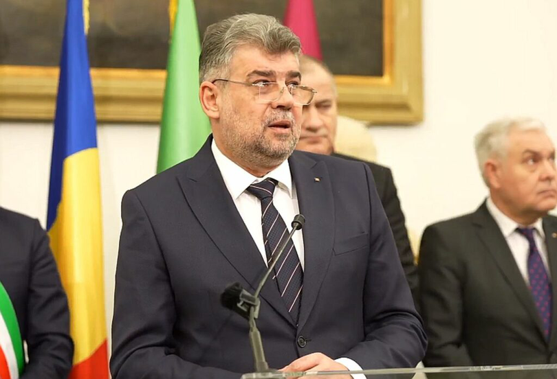 Marcel Ciolacu, premierul României. Foto arhivă