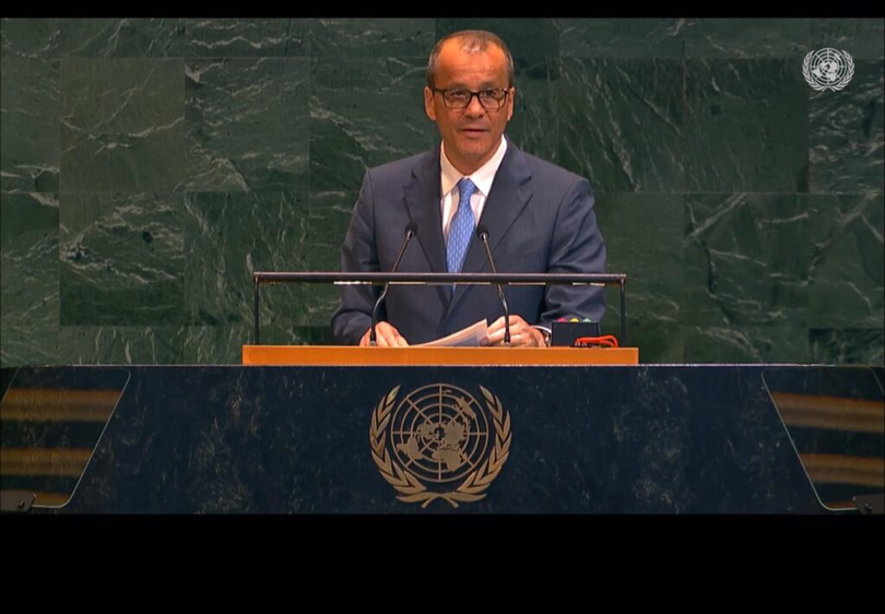 E.S. Dl. Cornel FERUȚĂ, Ambasador Extraordinar și Plenipotențiar, Reprezentant Permanent al României pe lângă Organizația Națiunilor Unite.