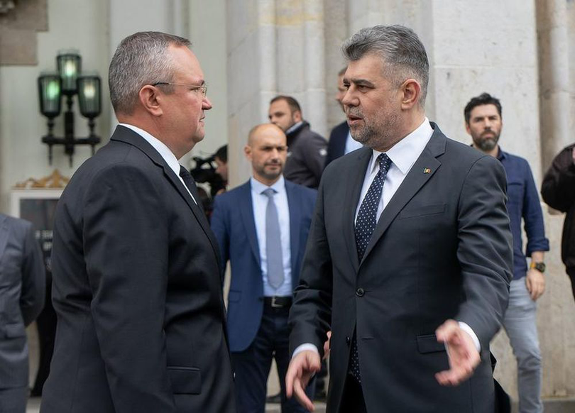 Marcel Ciolacu și Nicolae Ciucă la prezidențiale