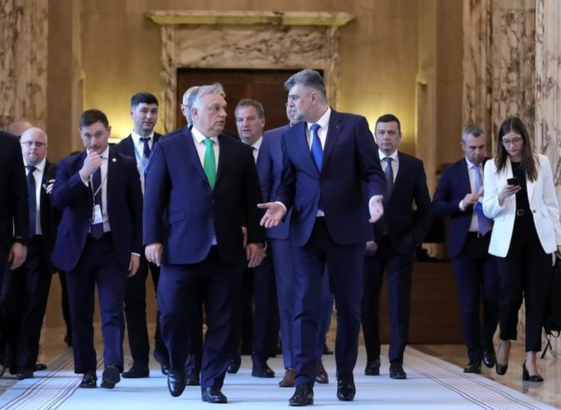 Marcel Ciolacu și Viktor Orban