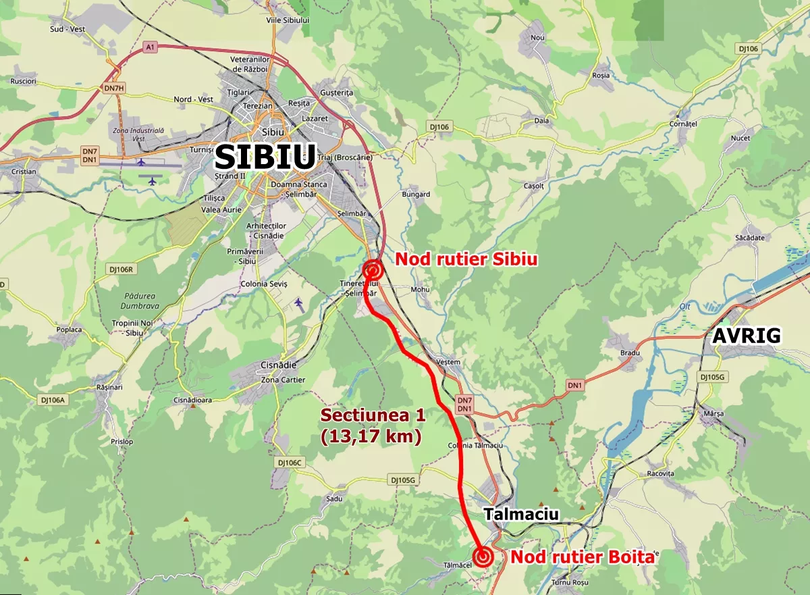 Tronson Autostrada Pitești Sibiu