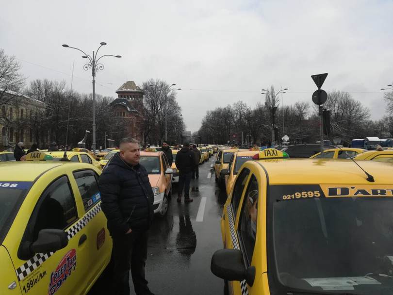 taximetriști în grevă