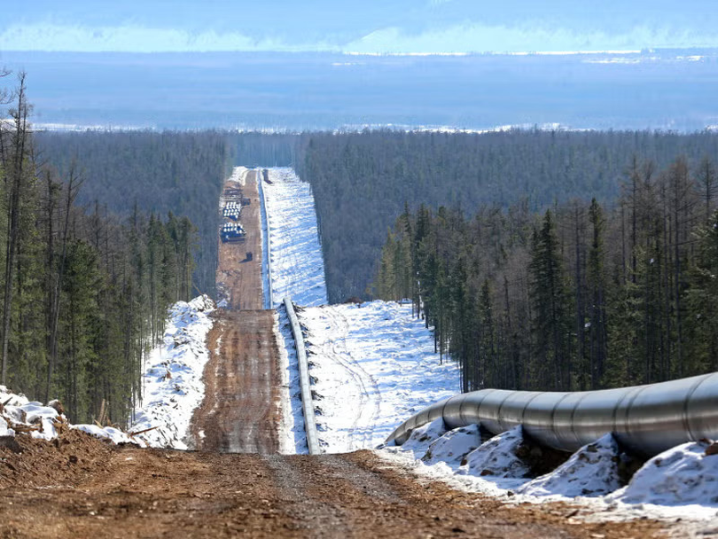 Conducta planificată Power of Siberia 2, lungă de 2.600 de kilometri, ar urma să transporte anual 50 de miliarde de metri cubi de gaze din câmpurile rusești Yamal către China, prin Mongolia.