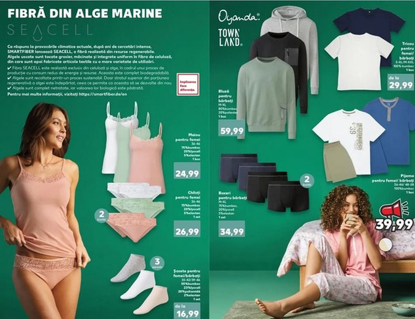 Românii vor putea cumpăra haine din fibră de alge marine