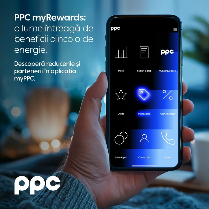 PPC Energie lansează PPC myRewards.