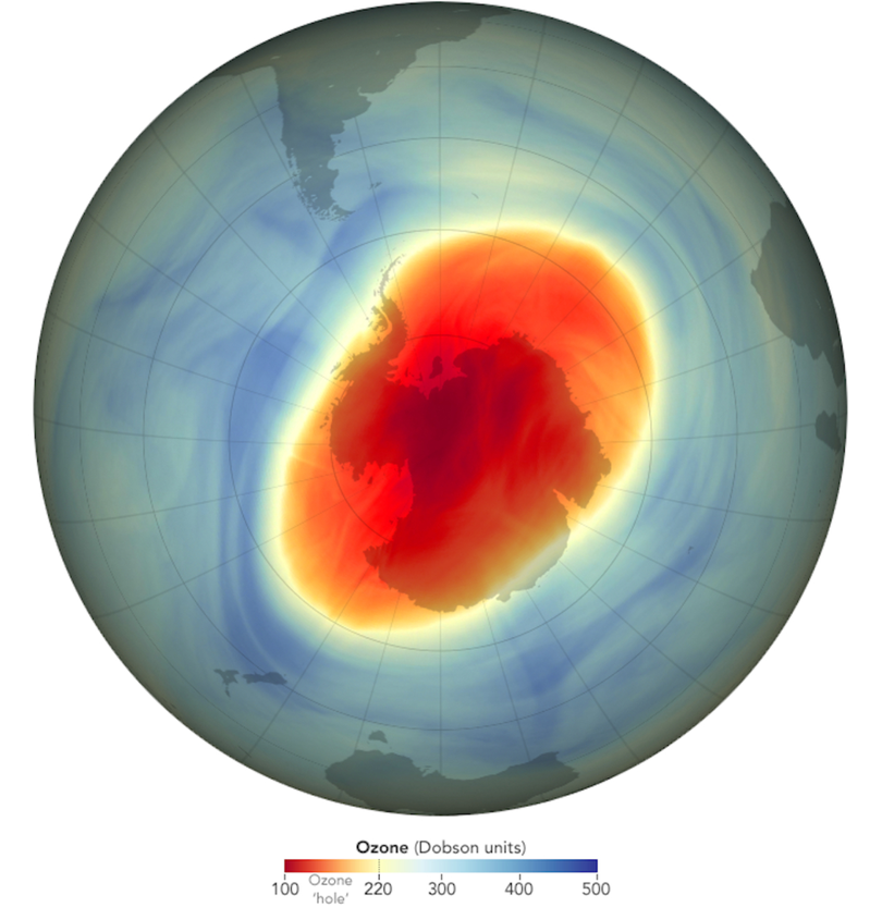 Date surprinzătoare din partea NASA: Ce se întamplă cu gaura din stratul de ozon?!