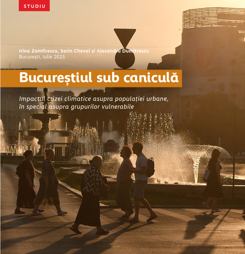 Canicula în Bucureşti.