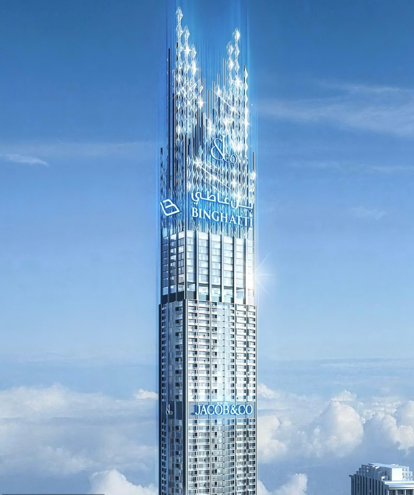 Un zgârie nori împodobit cu diamante se va ridica în Dubai deasupra norilor