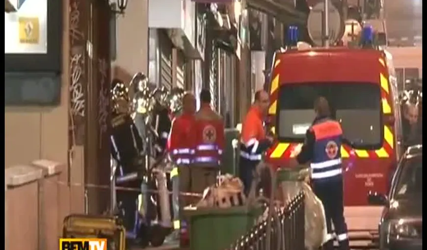 Un depozit din Paris cu imigranţi români a luat foc