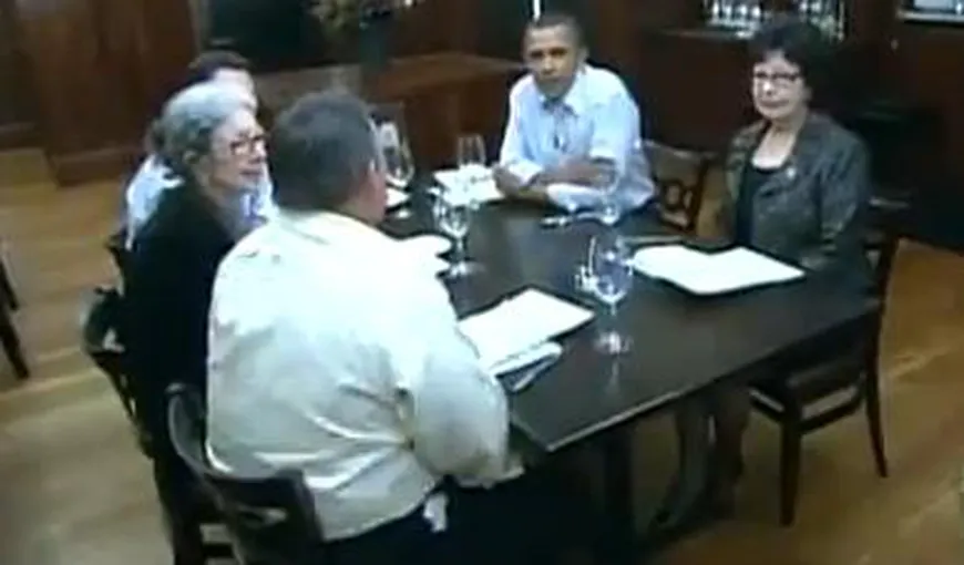 Barack Obama a invitat la masă patru americani – VIDEO
