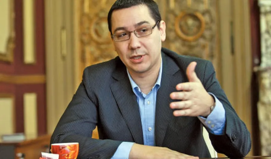 Ponta: USL nu va vota bugetul pe 2012 dacă nu vor fi introduse cele 10 măsuri economice ale Uniunii