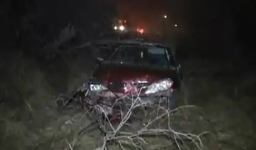 Accident spectaculos în Cluj. Şoferul a scăpat ca prin minune VIDEO