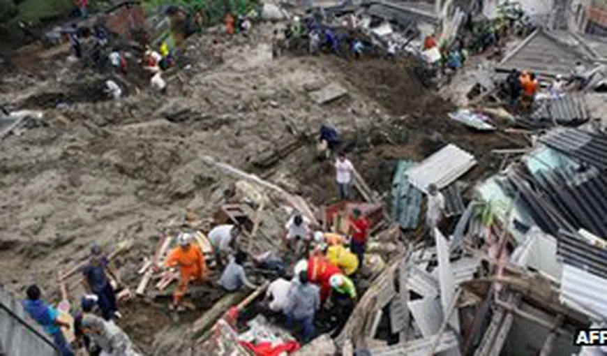 Alunecări de teren ucigaşe în Columbia: 24 de morţi