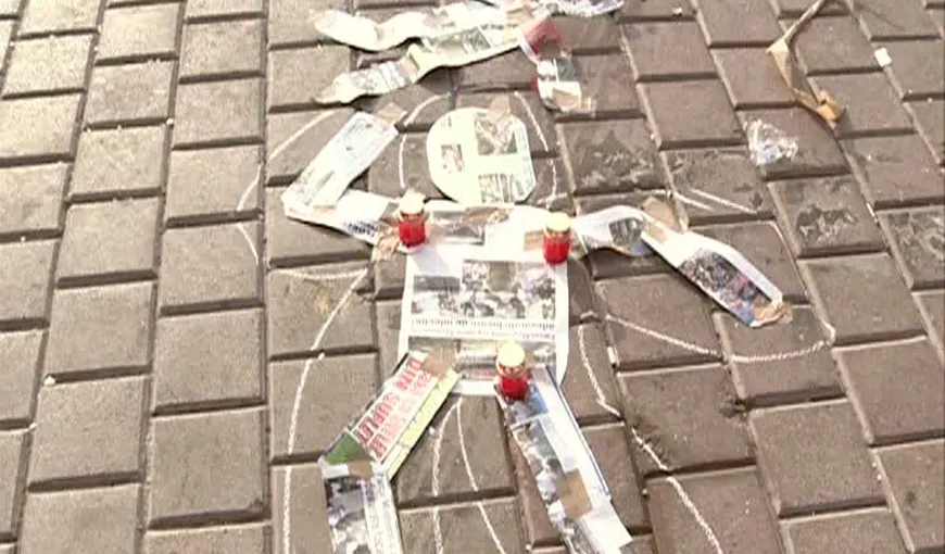 Victimele accidentelor rutiere, comemorate la Bucureşti VIDEO
