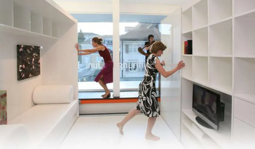 Casa „elastică” îşi poate mări suprafaţa de patru ori VIDEO