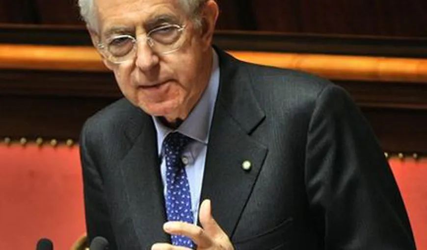 Guvernul Monti a obţinut votul de încredere al Senatului italian