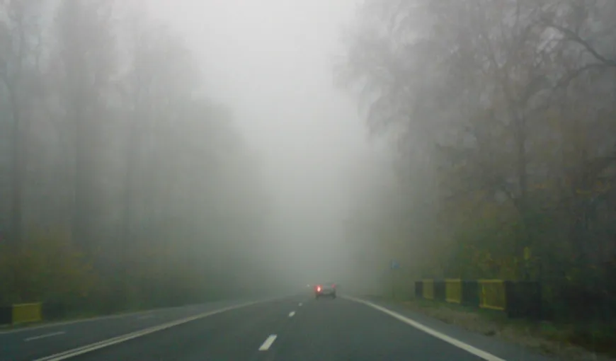 Avertizare meteo de ceaţă în Arad şi Timiş