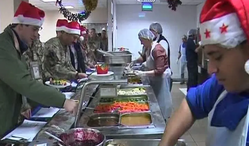 Crăciun în cazarmă. Cum petrec îşi soldaţii NATO Sărbătorile în Afganistan VIDEO