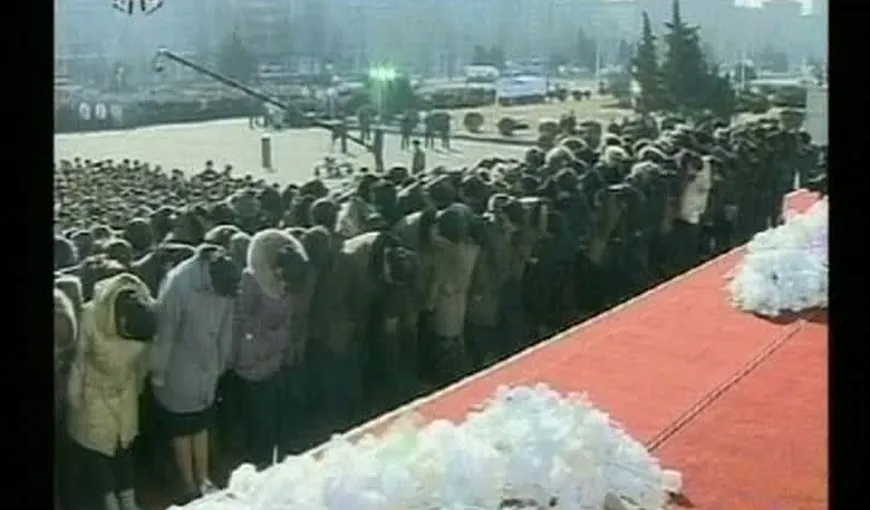 Coreea de Nord se pregăteşte pentru înmormântarea lui Kim Jong-Il VIDEO