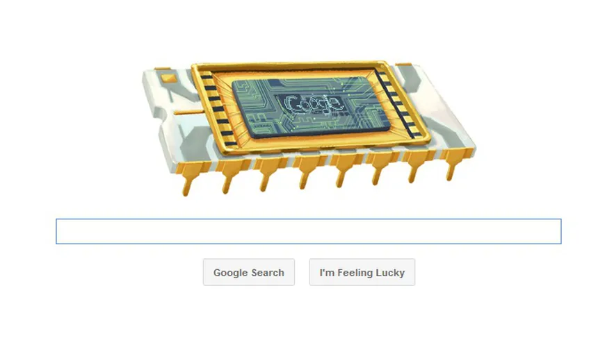 Google îl sărbătoreşte pe inventatorul Robert Noyce cu un logo deosebit