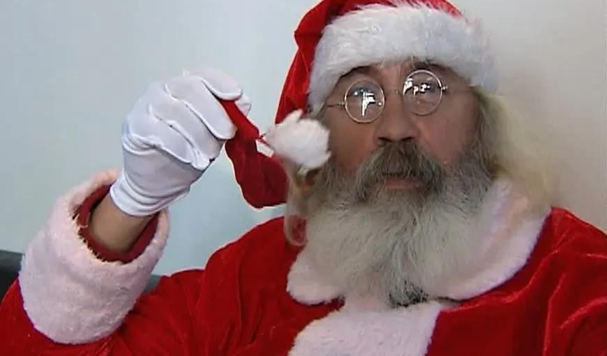 Moş Crăciun cu barbă naturală, tot mai căutat de sărbători VIDEO