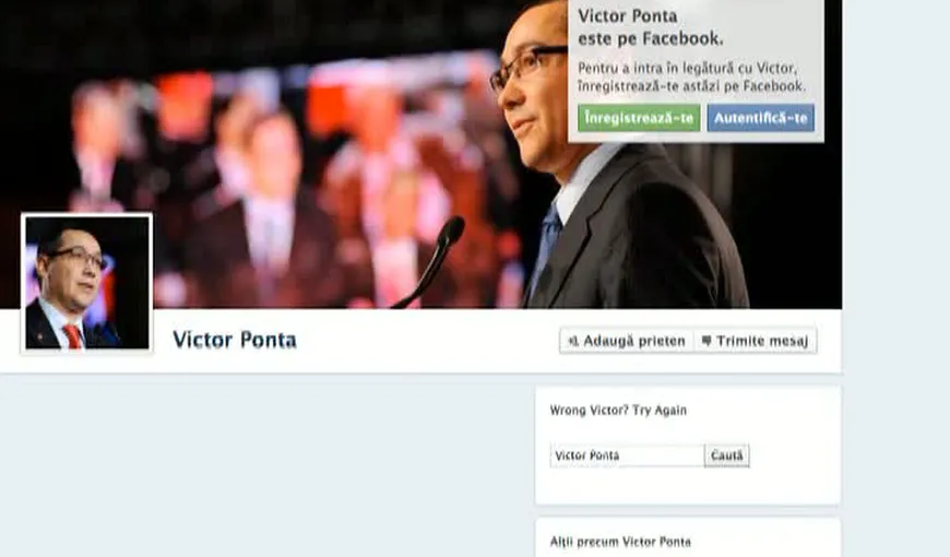 Victor Ponta, cel mai tare politician din „parcarea” Facebook