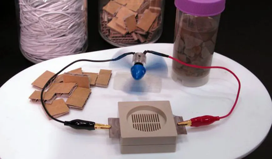 Bio-bateria care transformă hârtia în electricitate